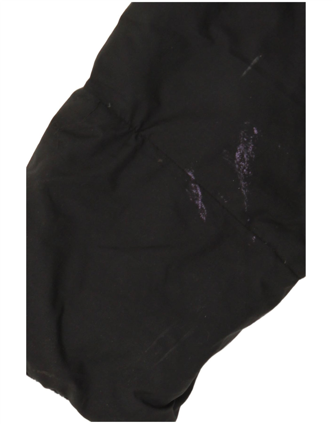 Damska, obszerna, wyściełana kurtka z kapturem ADIDAS UK 10, mała, czarna, z poliestru