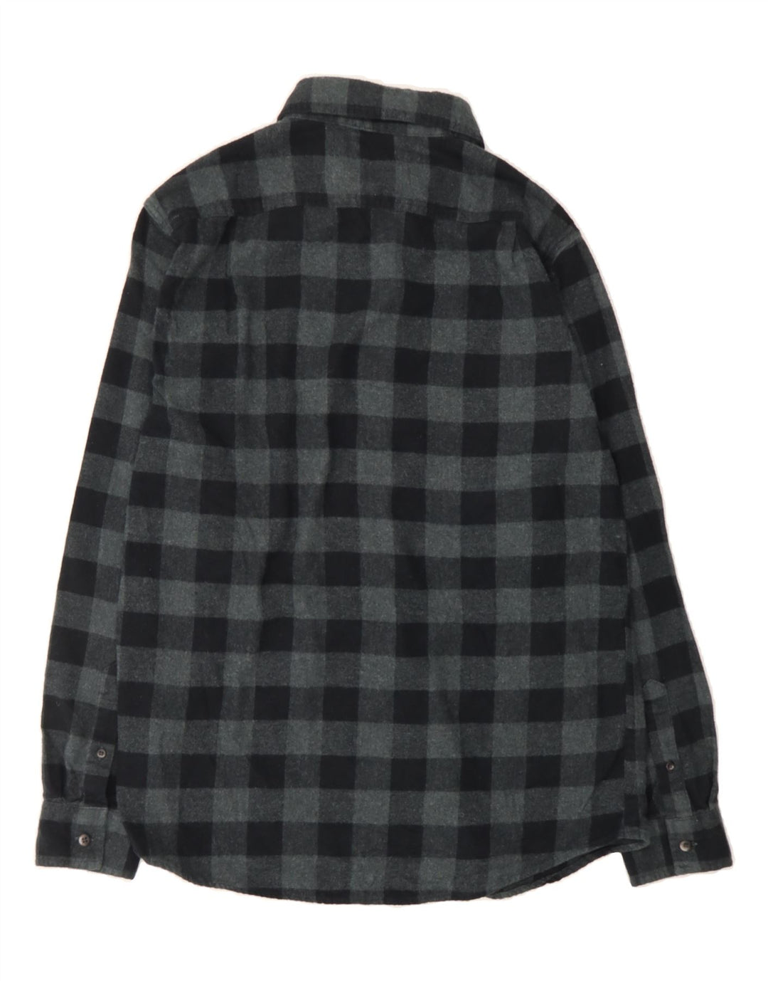 LEE Mens Regular Fit Flannel Shirt Medium Navy Blue Gingham Cotton Vintage Lee and Second-Hand Lee from Messina Hembry 