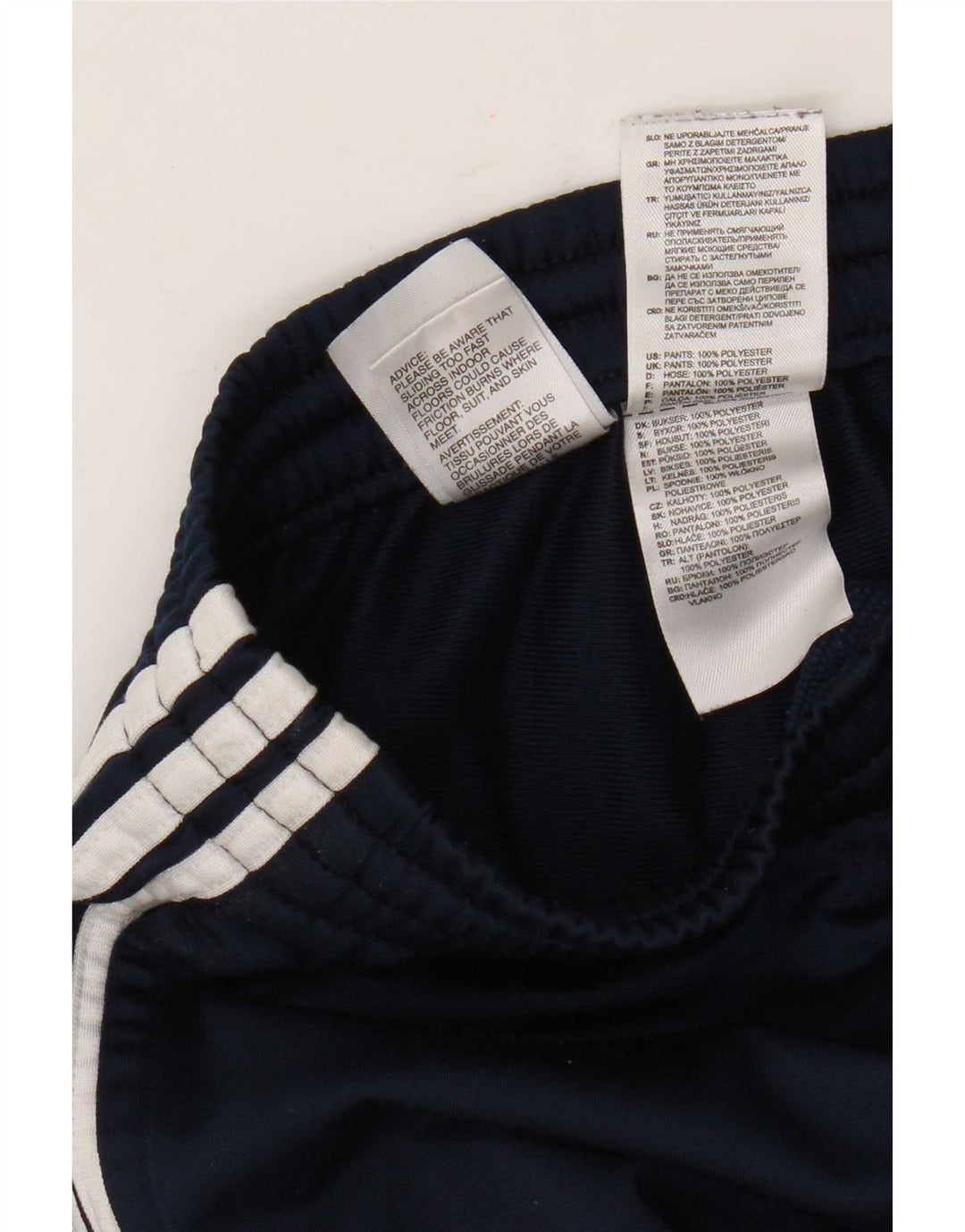 Spodnie dresowe chłopięce Adidas 9-10 lat, granatowe, poliestrowe