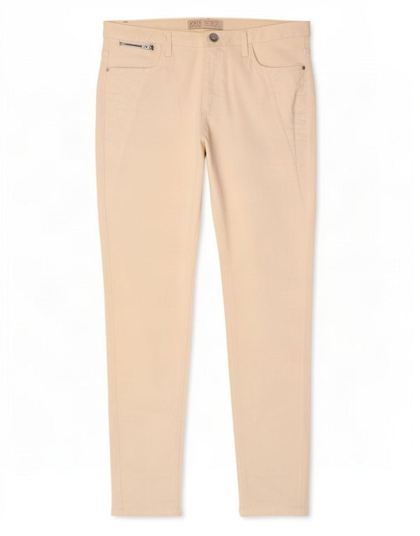Damskie jeansy Skinny Zara EU 42 Large W32 L28 Beżowe