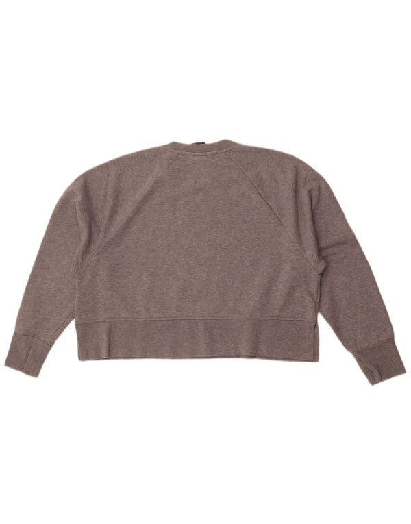 Damska bluza dresowa Nike Dri Fit Graphic Oversize UK 14, średnia szarość