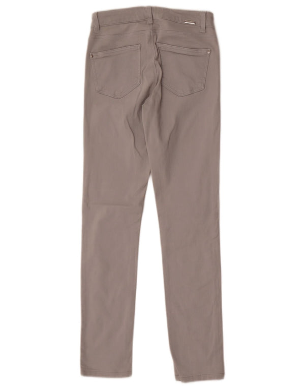 Spodnie damskie Zara Skinny Casual EU 36 XS W26 L28 Szara bawełna