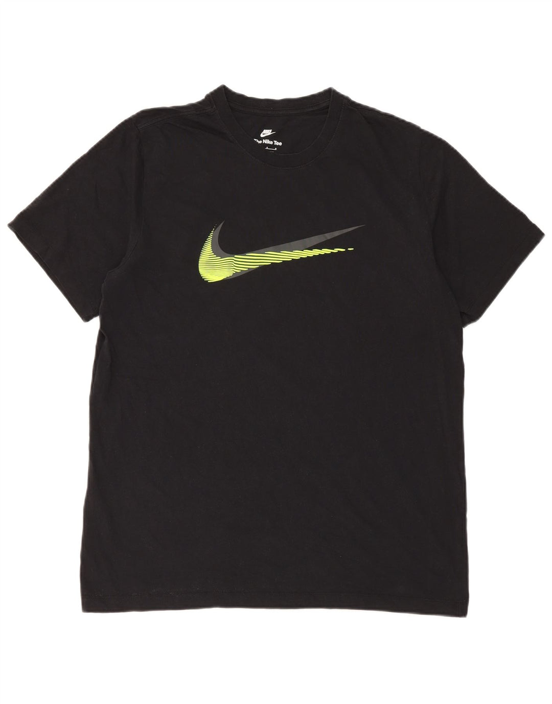 Męski T-shirt z grafiką NIKE, duży, czarny, bawełniany