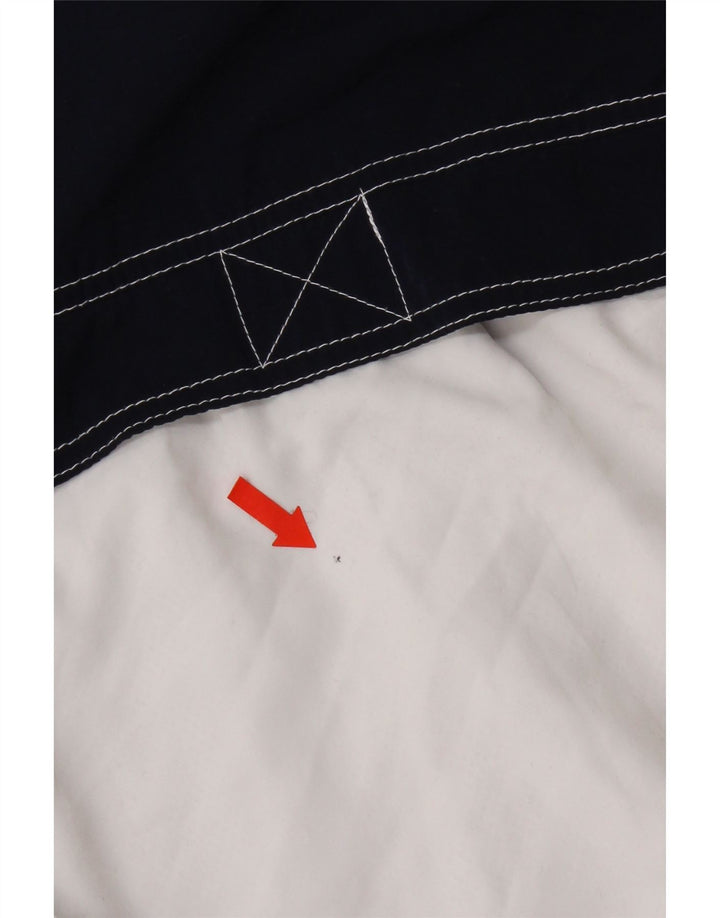 Męska kurtka dresowa Lotto XL, biały, poliester z blokami kolorów