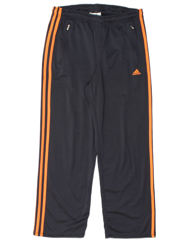 Męskie spodnie dresowe Adidas, małe, granatowe, poliestrowe