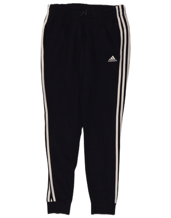 Damskie spodnie dresowe Adidas Joggers UK 8/10 Małe, granatowe, bawełniane