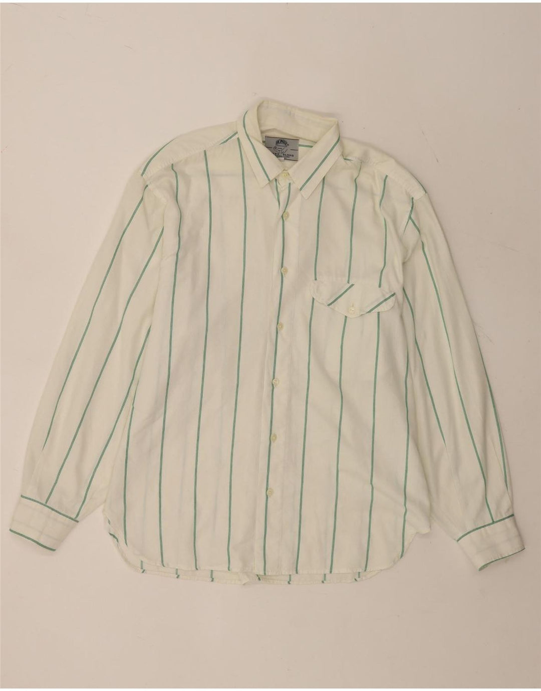 Koszula męska w stylu vintage, średnie białe paski