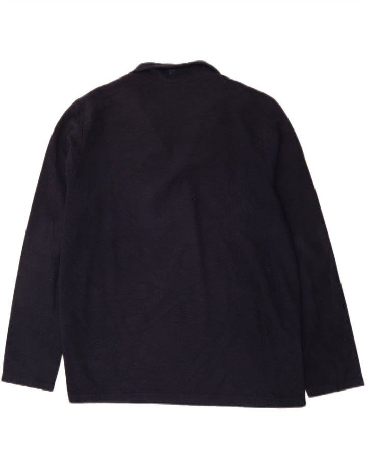 Męski sweter polarowy Mountain Warehouse z zamkiem błyskawicznym XL, granatowy, poliester