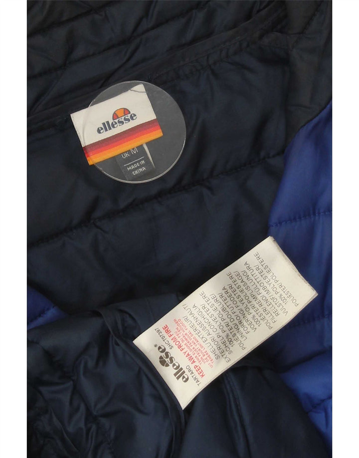 Męska ocieplana kurtka Ellesse UK 38, poliester w kolorze średnioniebieskim