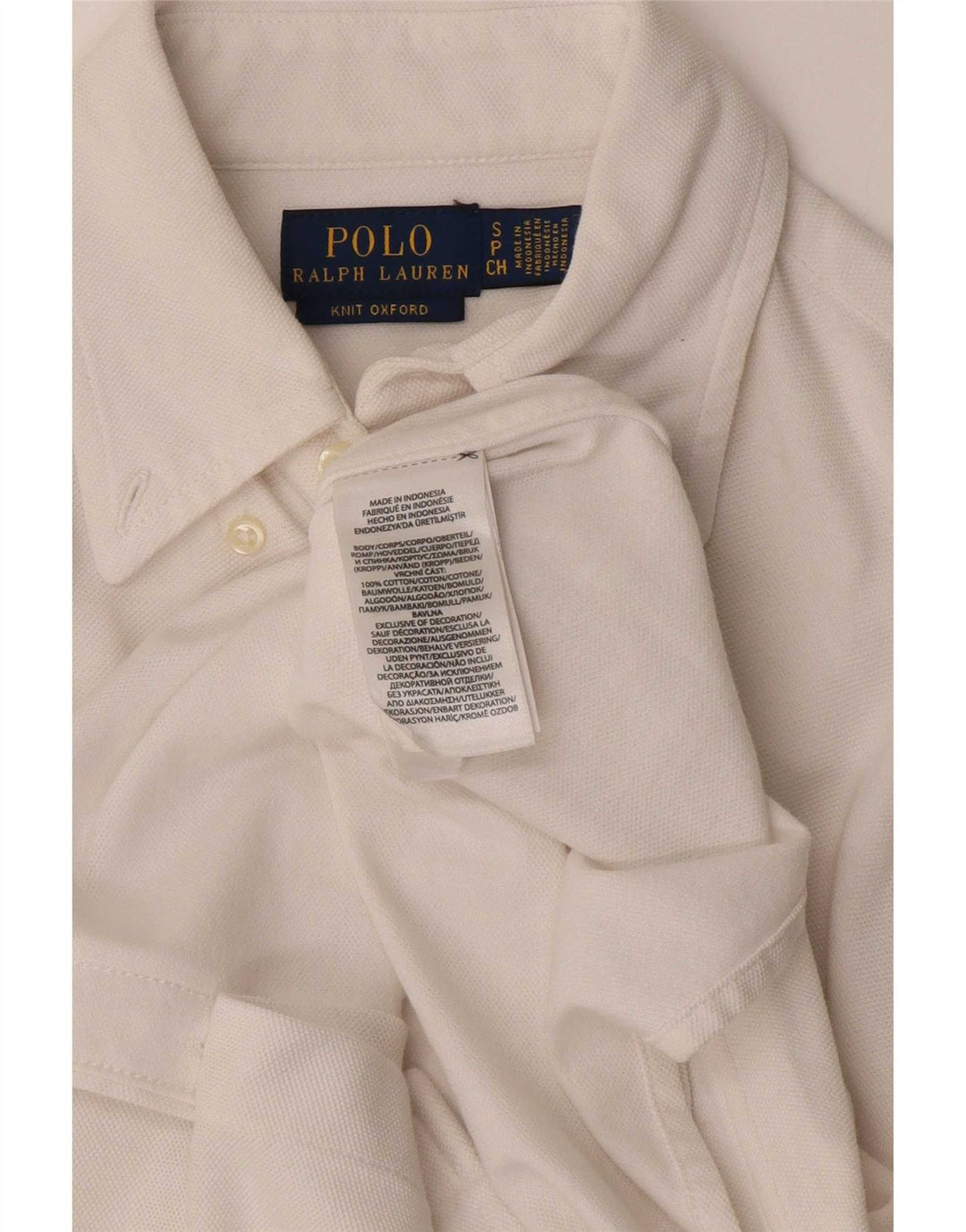 Koszula męska Polo Ralph Lauren, mała, biała, bawełniana