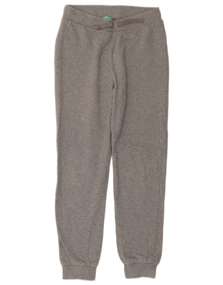 BENETTON Chłopięce spodnie dresowe Joggers 13-14 lat 3XL Szara bawełna