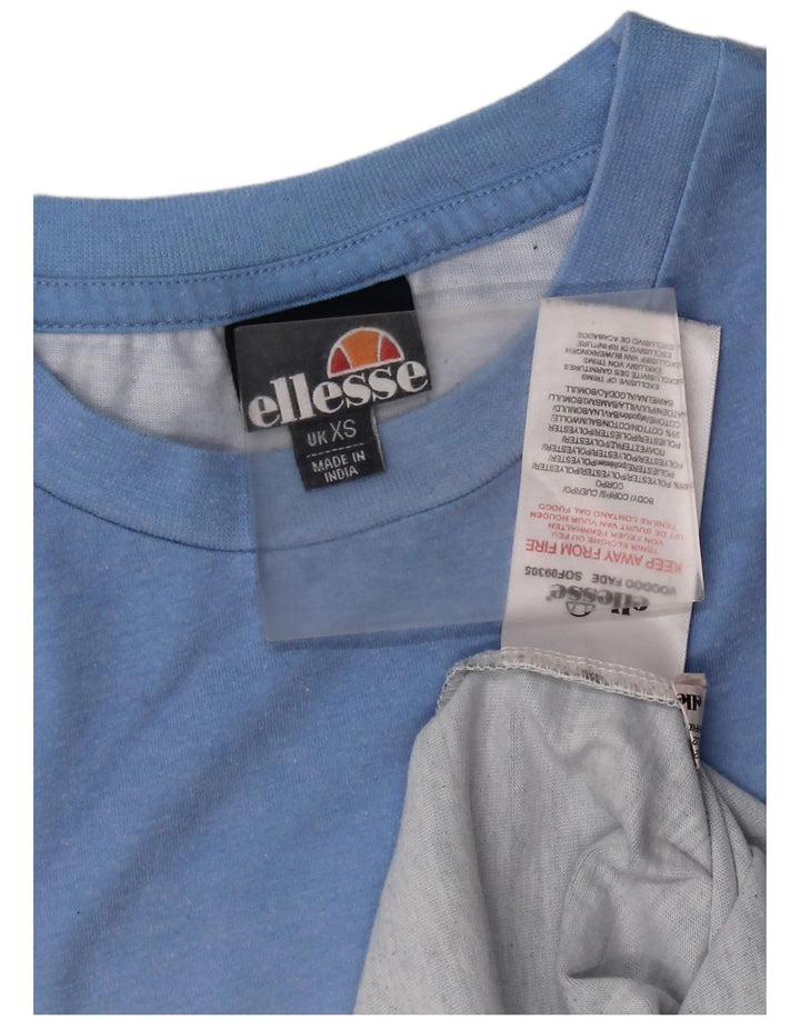 T-shirt męski Ellesse Top XS Niebieski poliester z blokami kolorów