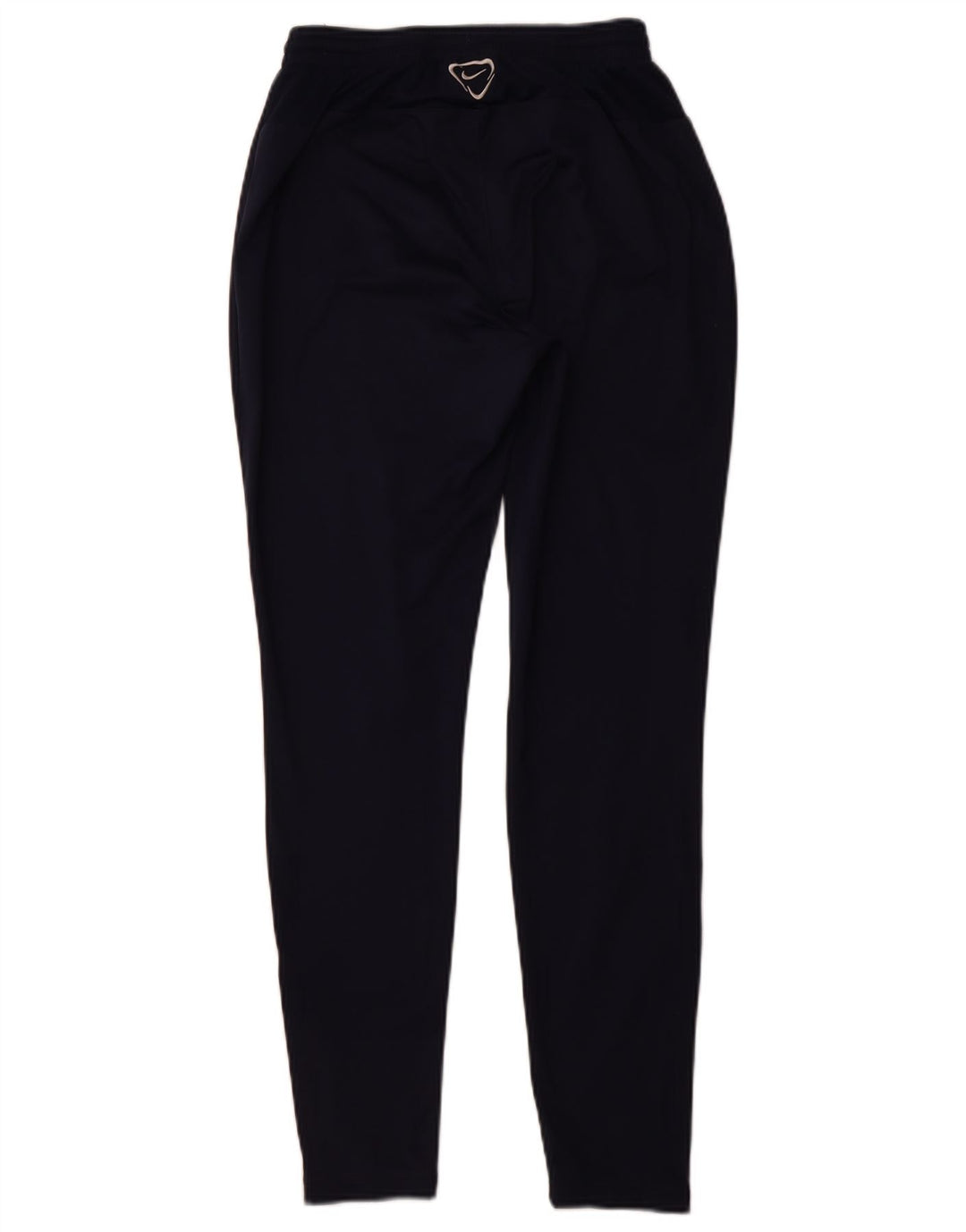 Damskie spodnie dresowe NIKE Dri Fit UK 10, małe, granatowe, poliestrowe