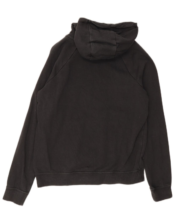 Damski sweter z kapturem Nike o luźnym kroju, UK 10, mały, czarny, bawełniany