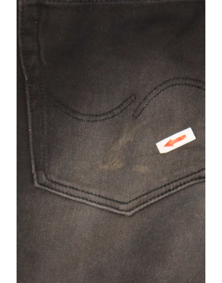 Męskie jeansy Jack & Jones GLENN Slim W32 L34 Czarne bawełniane