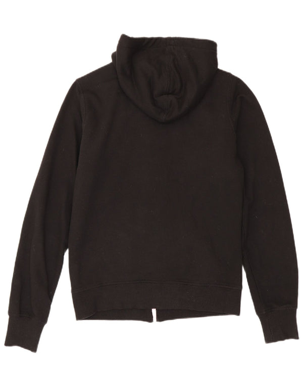 US Polo Assn. Damski sweter z kapturem Sherpa, UK 14, średni czarny, bawełniany