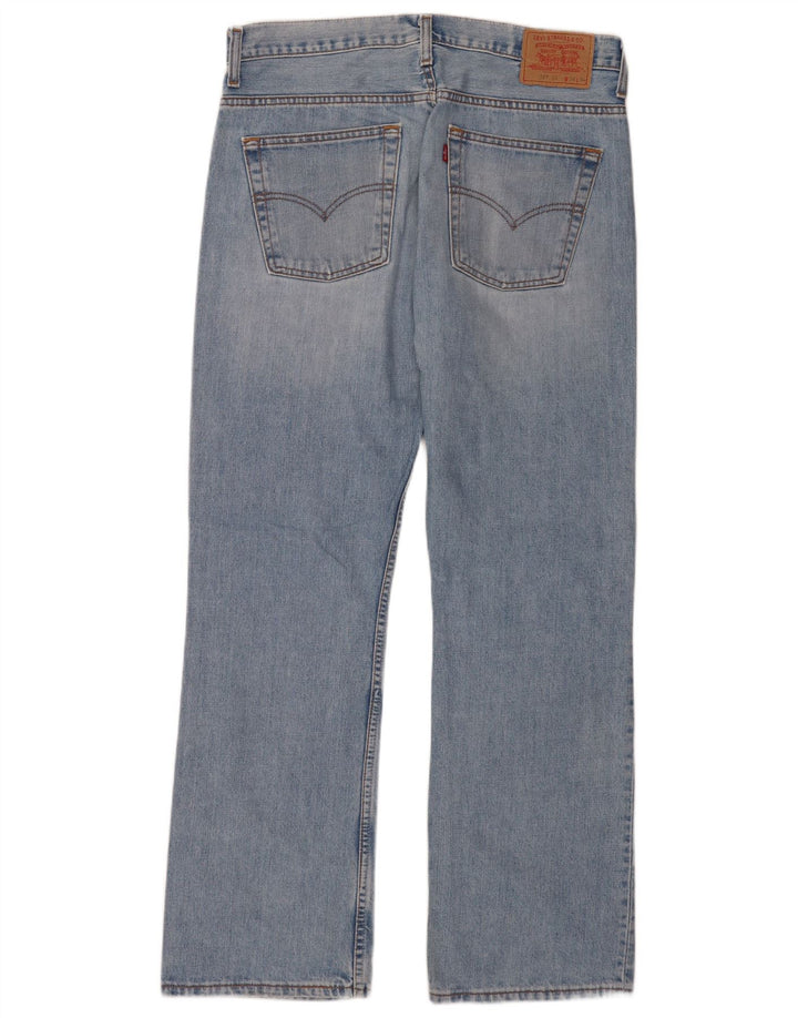 Męskie jeansy Levi's 507 Bootcut W36 L34 Niebieska bawełna