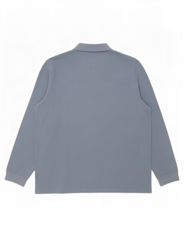 Męska koszulka polo Lacoste z długim rękawem, rozmiar 8, 3XL, niebieska
