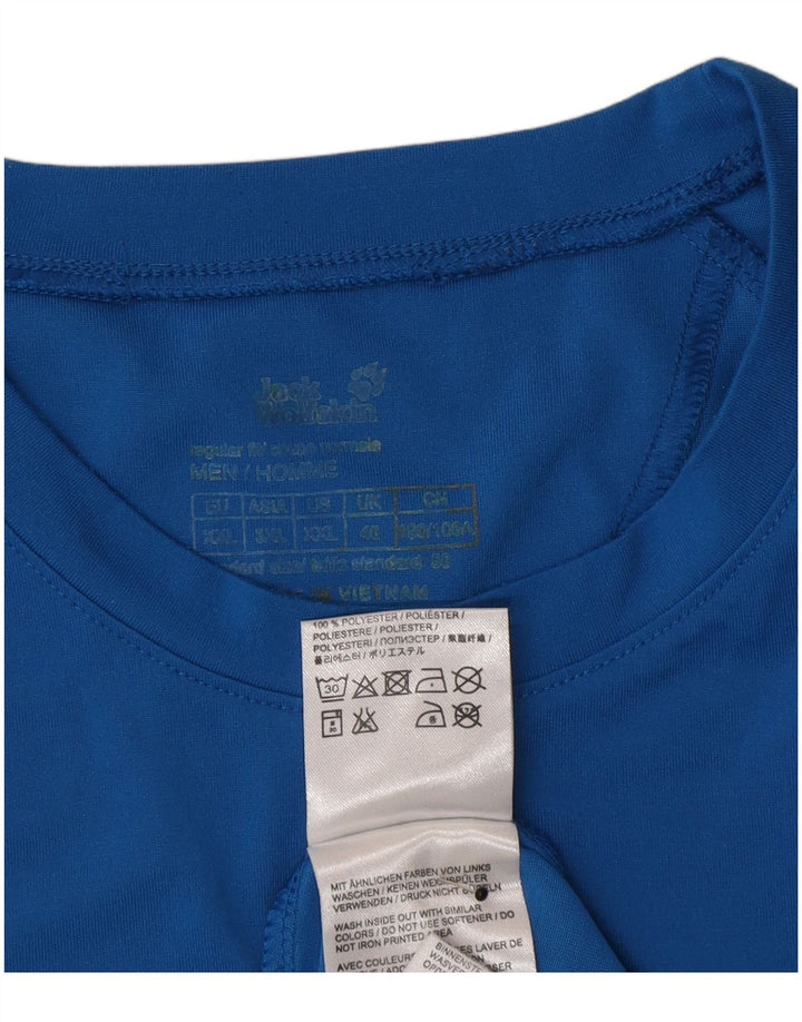 T-shirt męski Jack Wolfskin Top UK 46 2XL Niebieski poliester