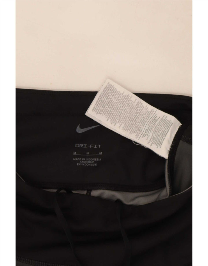 Damskie legginsy Nike Dri Fit UK 12, średni czarny poliester