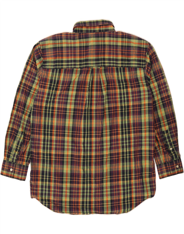 CHAPS Mens Easy Care Shirt Large Multicoloured Check Cotton Vintage Chaps and Second-Hand Chaps from Messina Hembry 