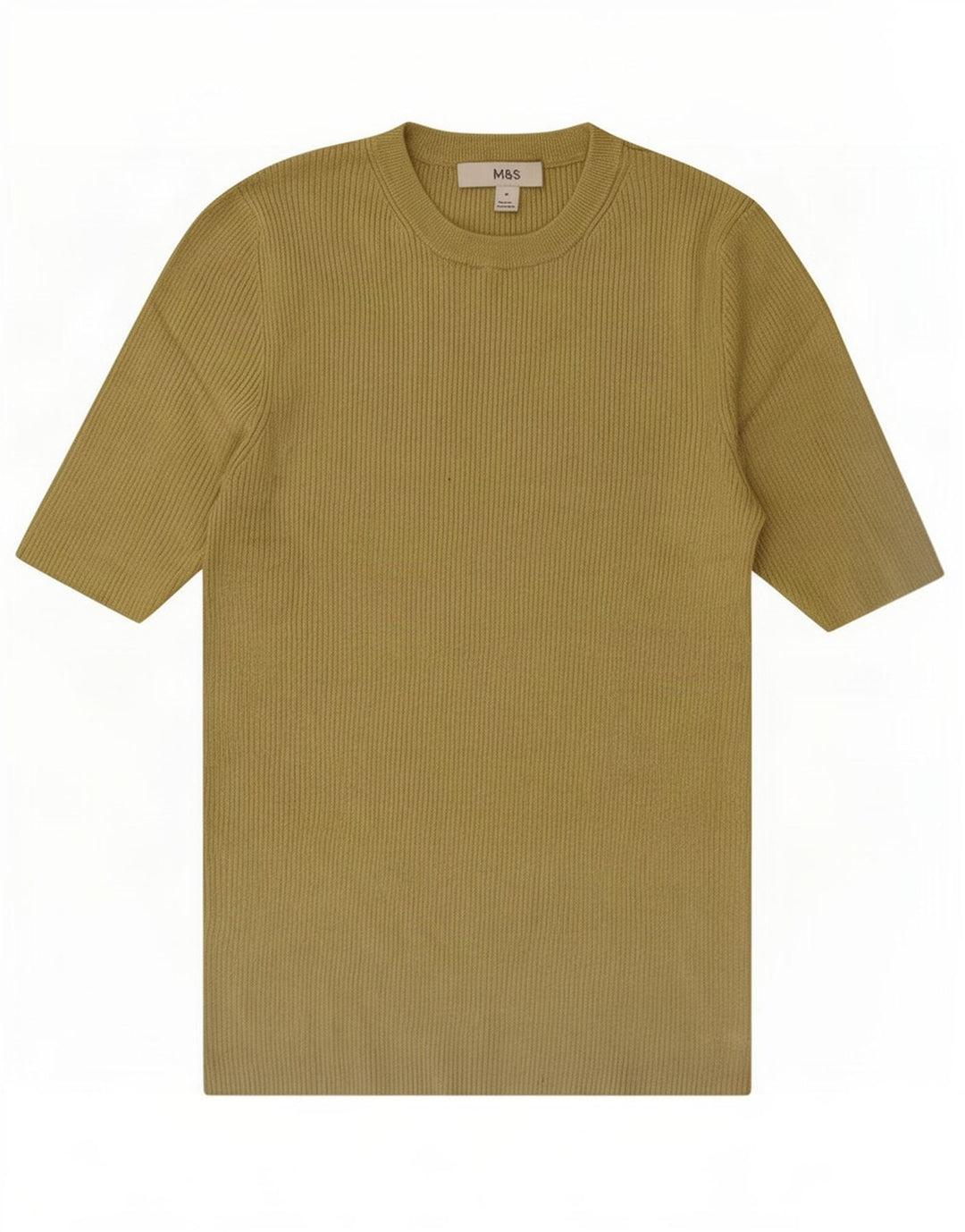 Marks & Spencer Damski top z rękawem 3/4, UK 12, średni khaki