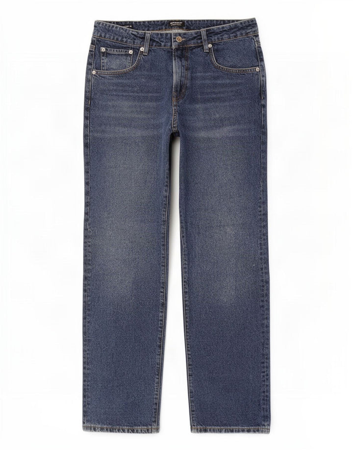 Męskie proste dżinsy Superdry W32 L32 Niebieskie, bawełniane