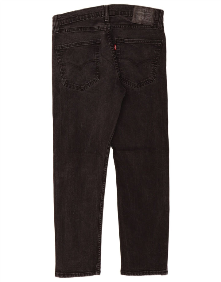 Męskie jeansy Levi's 502 Tapered W32 L30 Czarna bawełna