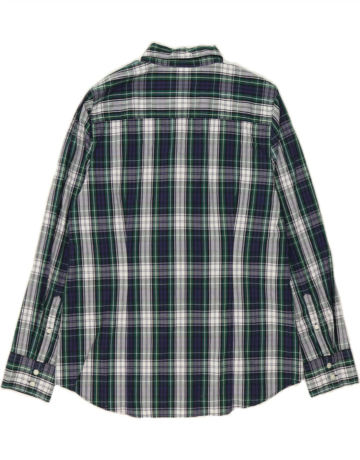 J. CREW Womens Shirt UK 16 Large Multicoloured Check Cotton Vintage J. Crew and Second-Hand J. Crew from Messina Hembry 