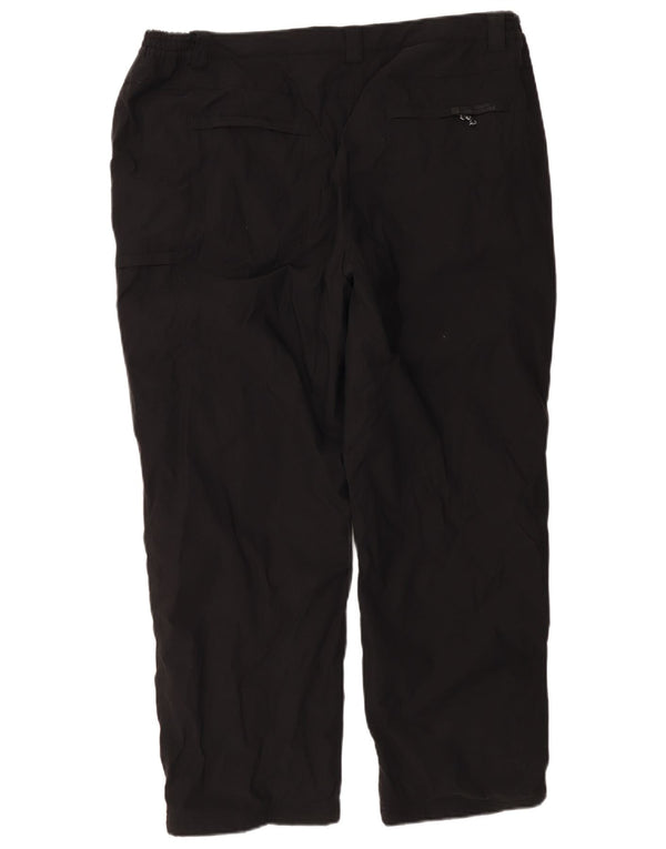 Damskie spodnie wiatrówkowe Mountain Warehouse UK 18 XL W40 L29 Czarne