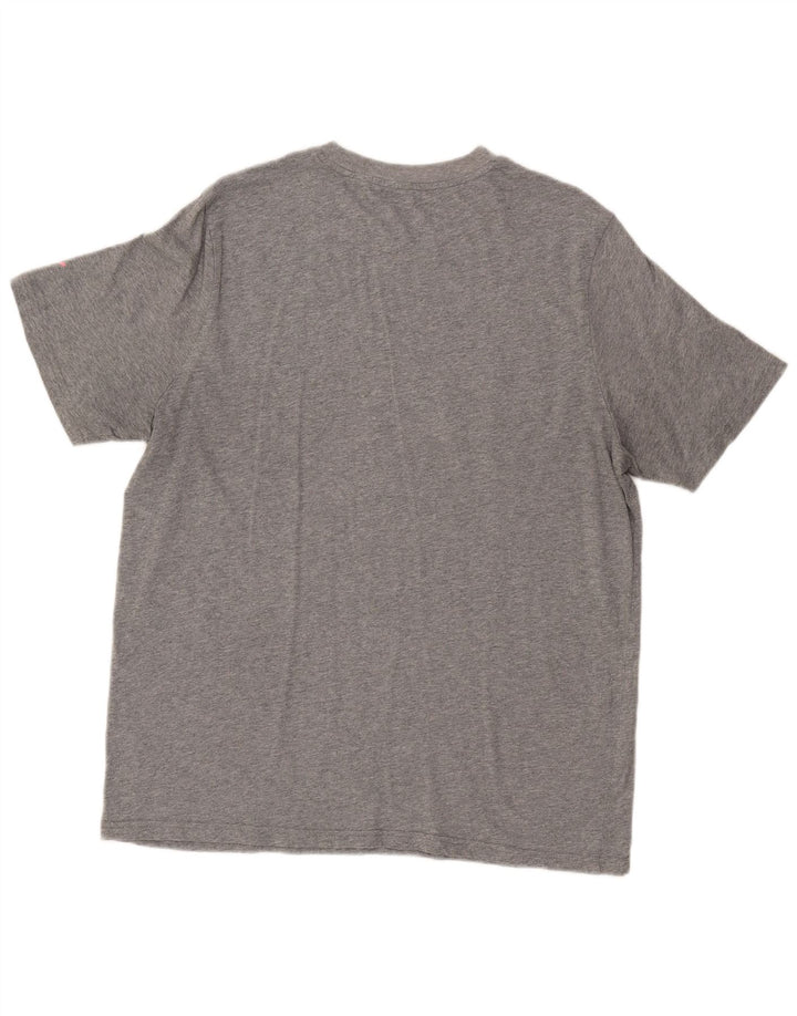 Męski T-shirt z grafiką PUMA, duży, szary