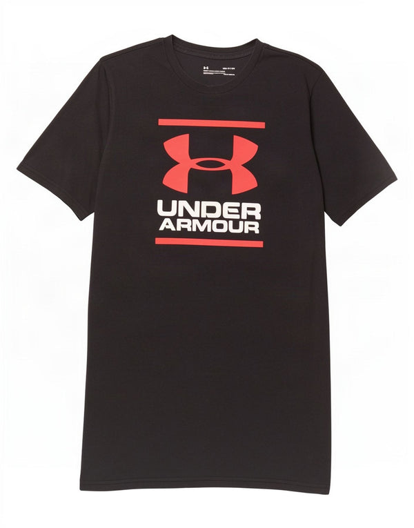 Under Armour Mens Heat Gear Loose Fit Graphic T-Shirt Top Small Black