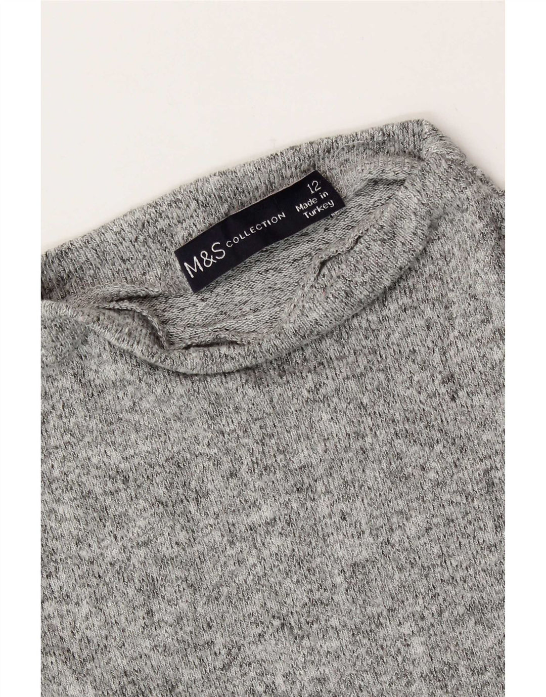 T-shirt damski Marks & Spencer UK 12, średni szary, nakrapiany