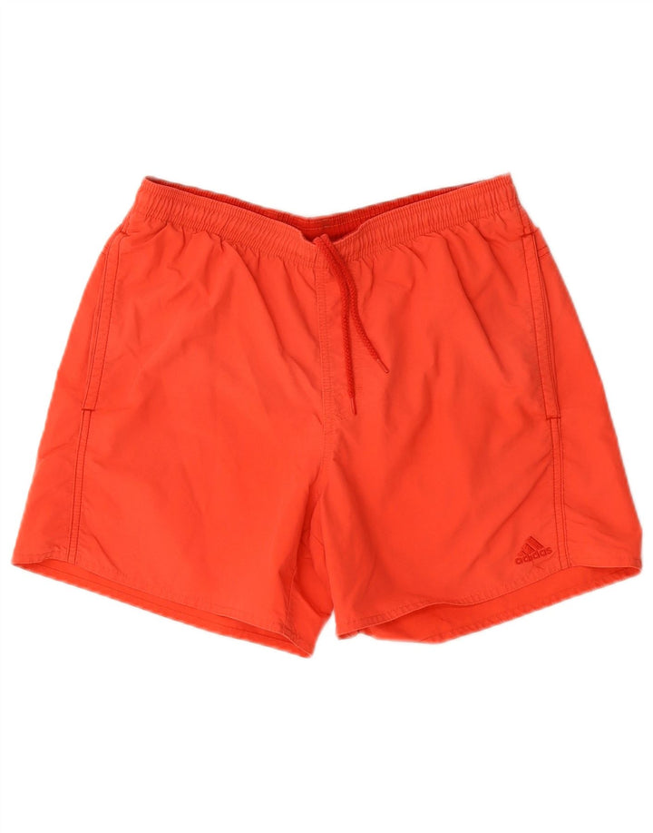 Męskie spodenki sportowe Adidas, małe, czerwone, poliamidowe