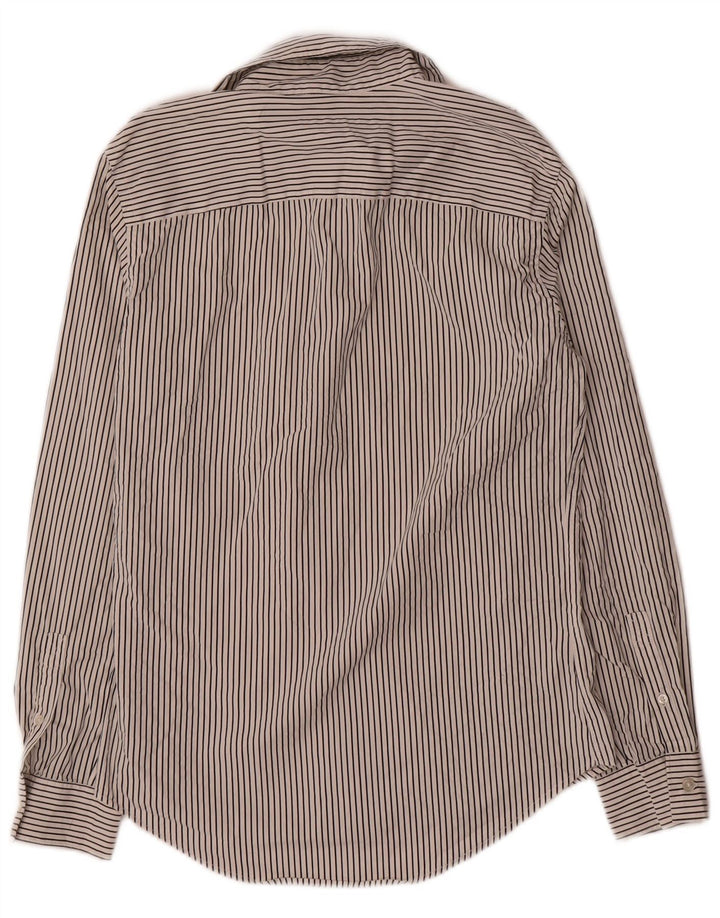 Koszula męska Zara Super Slim Fit w średnie białe prążki