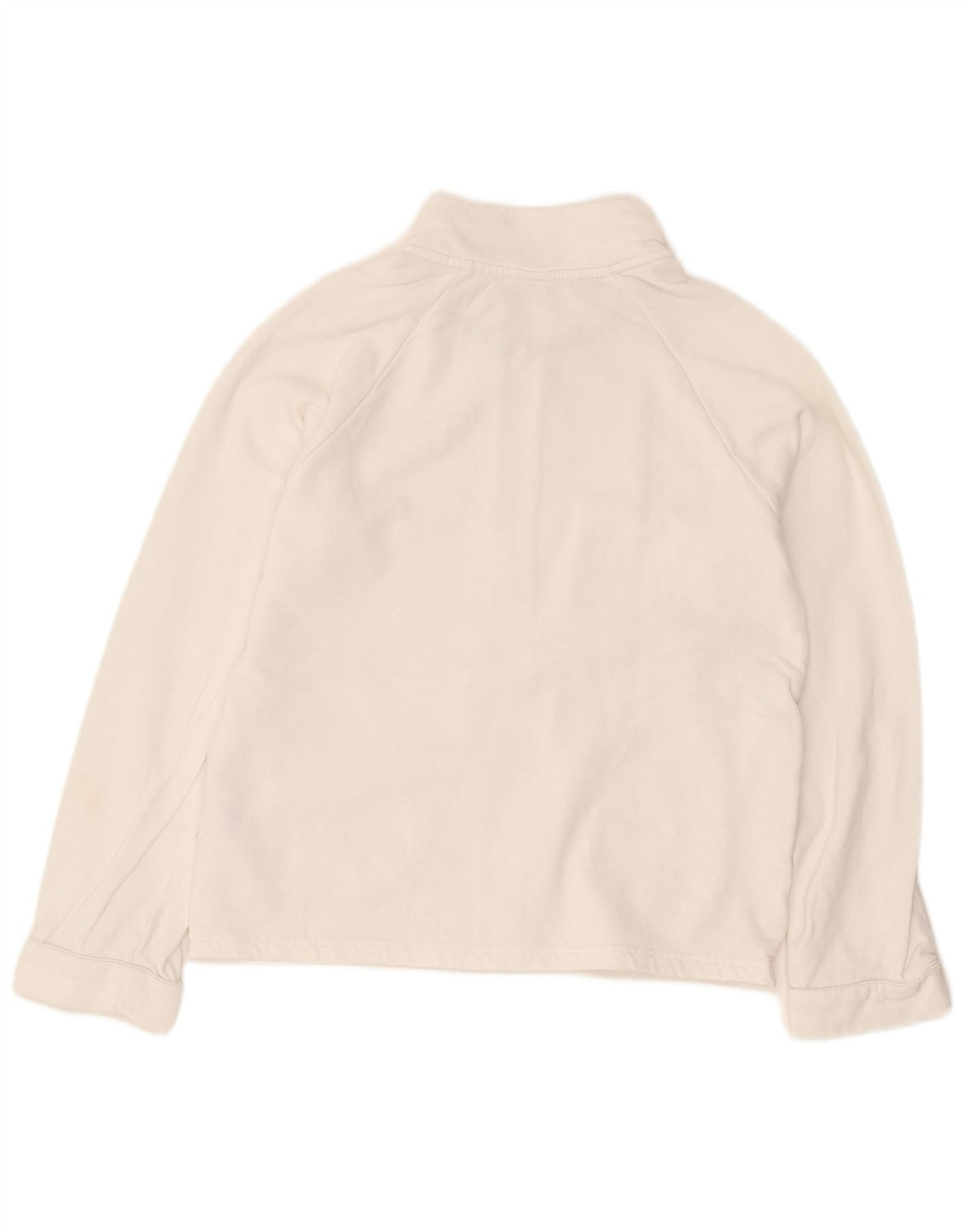 Damska bluza dresowa Adidas UK 12 Średnia biała bawełna