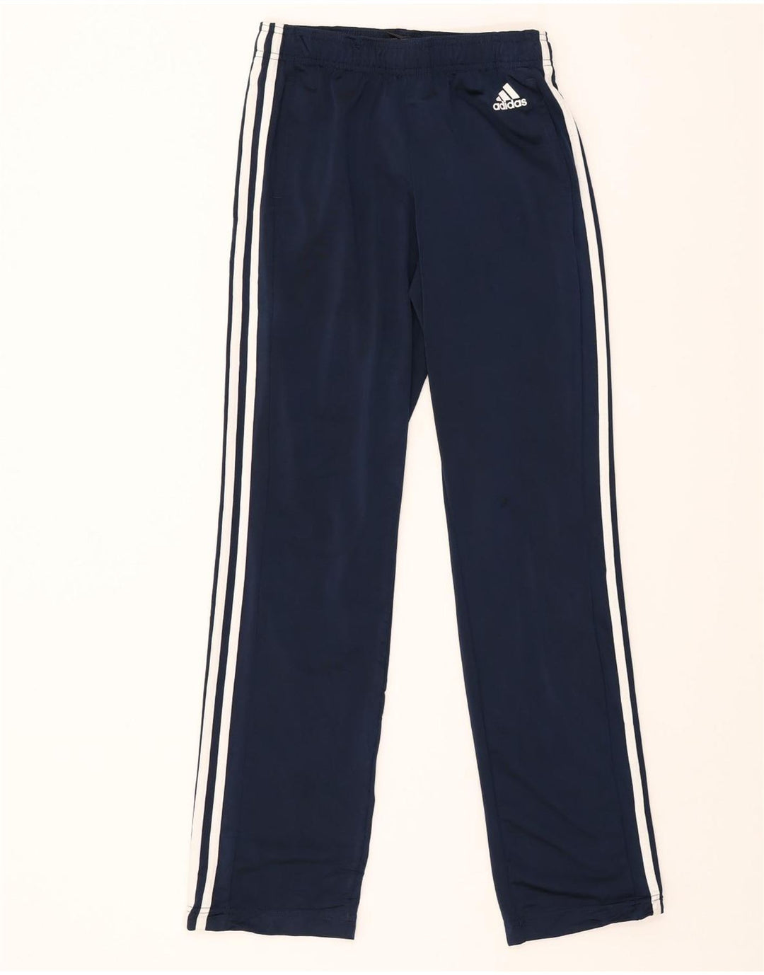 ADIDAS Womens Tracksuit Trousers UK 8/10 Small  Navy Blue Polyester Vintage Adidas and Second-Hand Adidas from Messina Hembry 