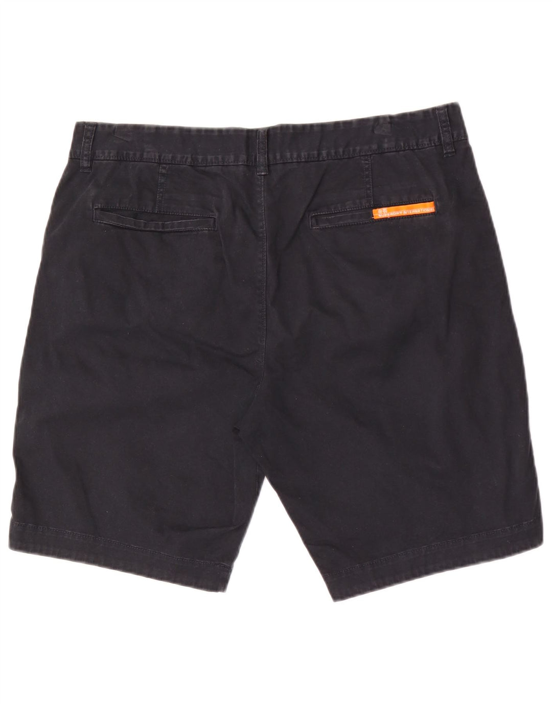 Męskie spodenki chino Superdry XL W36, czarne, bawełniane