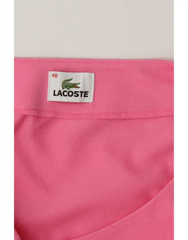 Lacoste Damska Sukienka Basic bez rękawów Rozmiar 48 XL Różowa