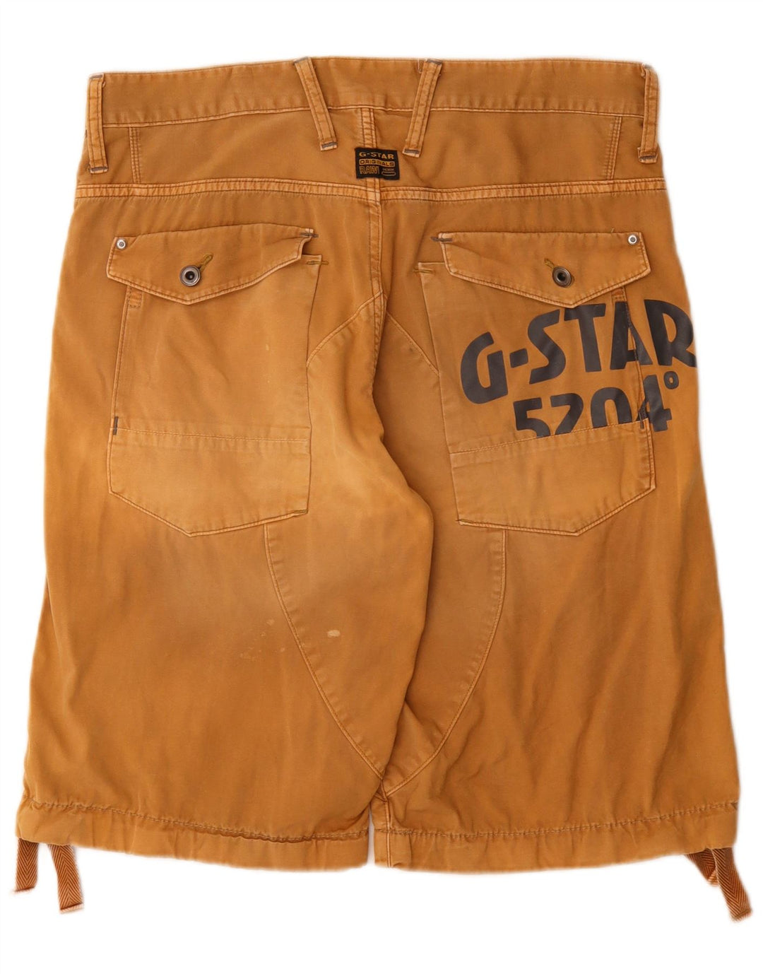 Męskie spodenki cargo z grafiką G-Star W34, duże, beżowe, bawełniane