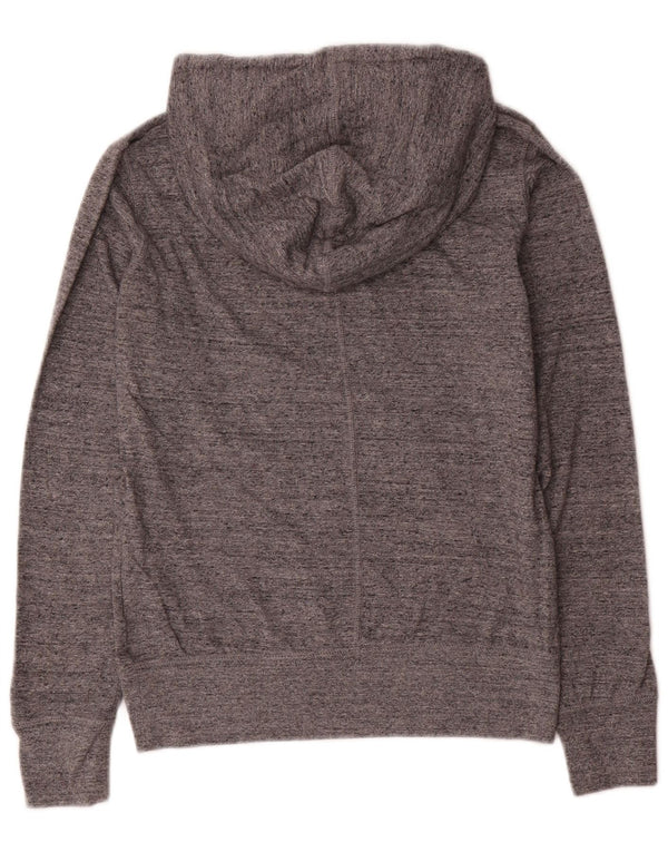 Damski sweter z kapturem Nike Graphic UK 14 Średnioszary, bawełniany nakrapiany