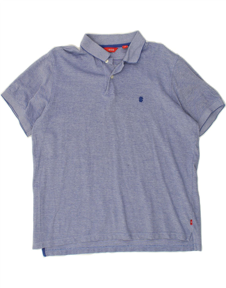 IZOD Mens Polo Shirt Large Blue Cotton Vintage Izod and Second-Hand Izod from Messina Hembry 