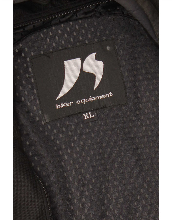 Męska kurtka wyścigowa Scotchlite 3M UK 42 XL, czarna, poliestrowa
