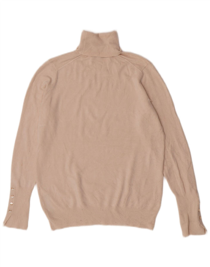 Damski sweter z golfem Zara UK 12 Średni beż wiskoza