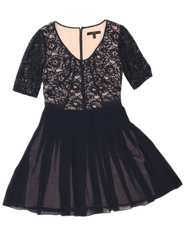 Koronkowa sukienka damska Coast UK 8, mała, granatowa, poliamid