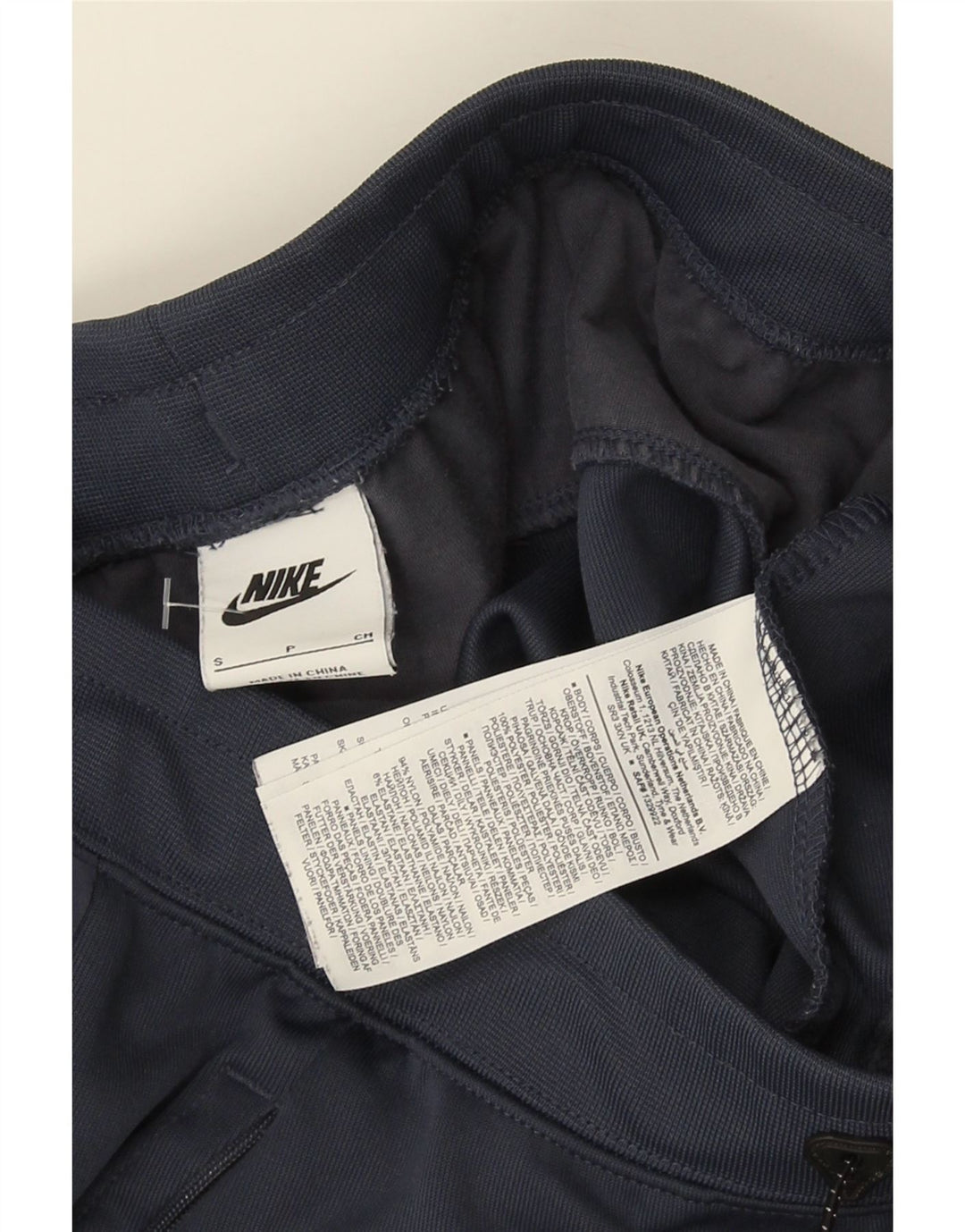 Męskie spodnie dresowe NIKE Joggery, małe, granatowe, poliestrowe