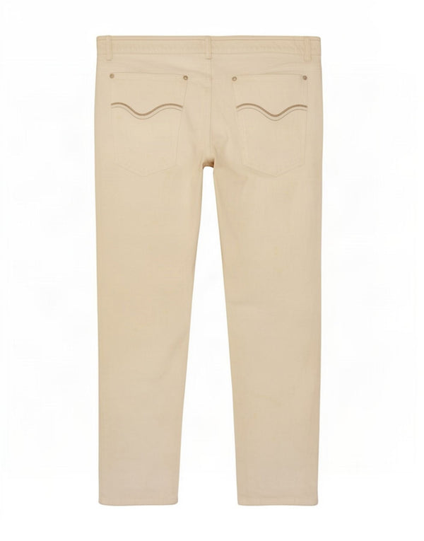 Marks & Spencer Damskie Autograph Straight Jeans UK 12 Medium W30 L32 Białe