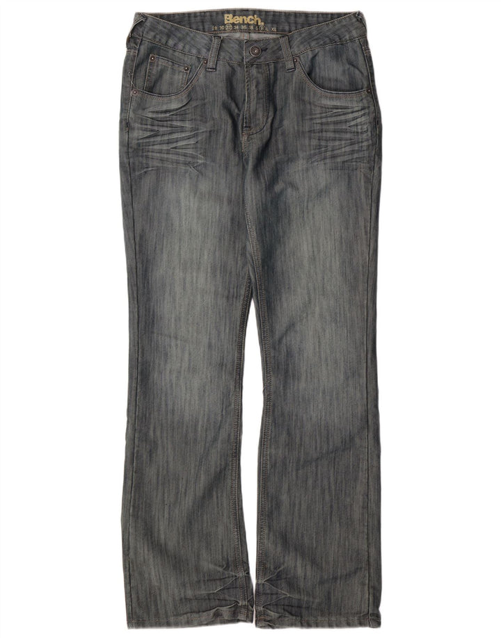 Męskie dżinsy Bootcut BENCH o regularnym kroju W32 L31 Niebieska bawełna