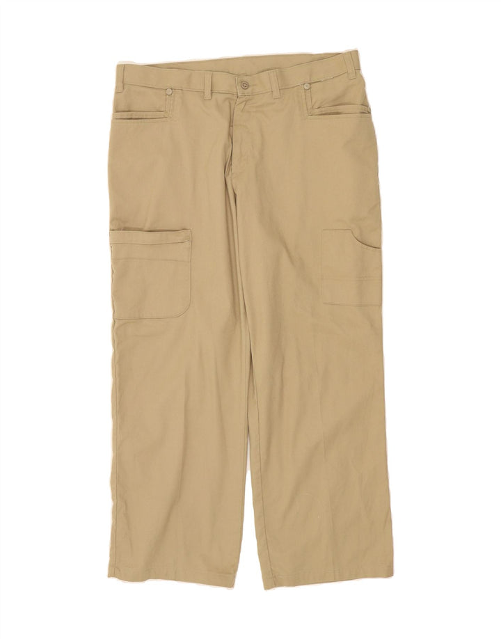 DICKIES Womens Straight Cargo Trousers US 18 2XL W36 L28 Beige Polyester Vintage Dickies and Second-Hand Dickies from Messina Hembry 