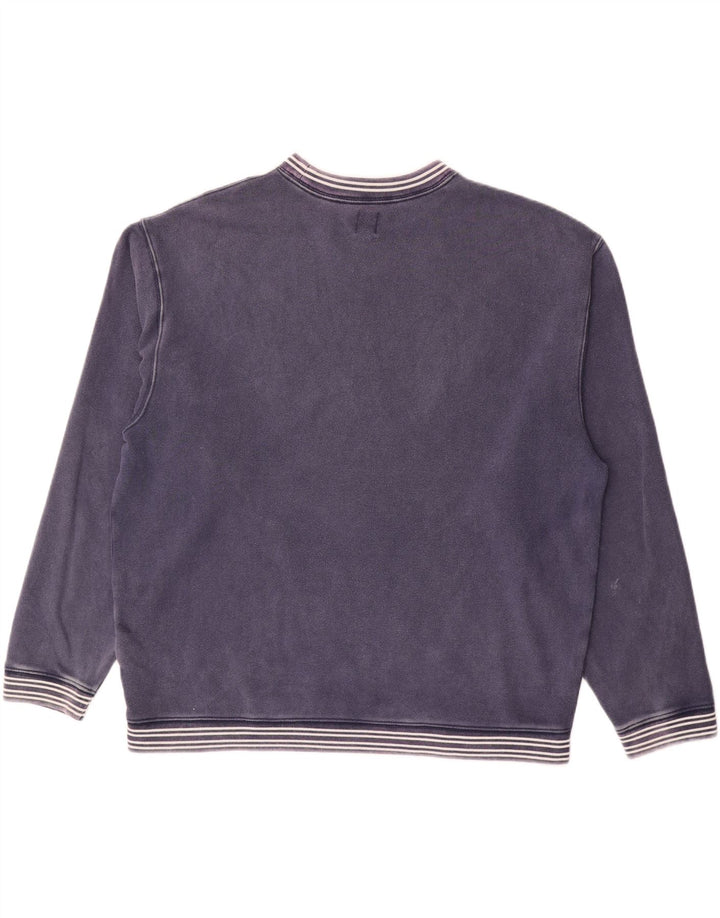 Męska bluza Gap z grafiką, duża, bawełniana w granatowe paski